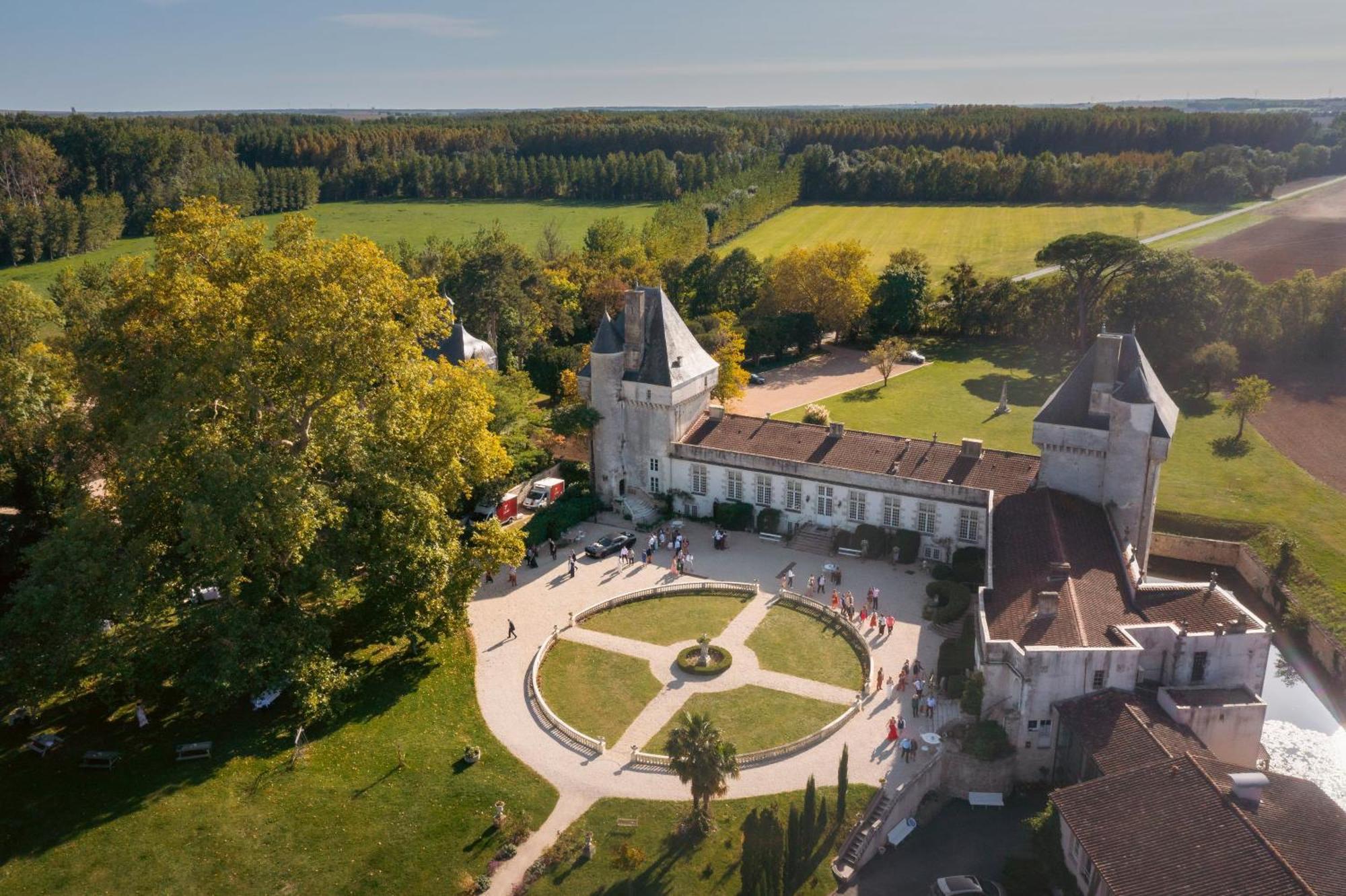 Chateau De Mornay Saint-Pierre-de-l'Isle Eksteriør billede